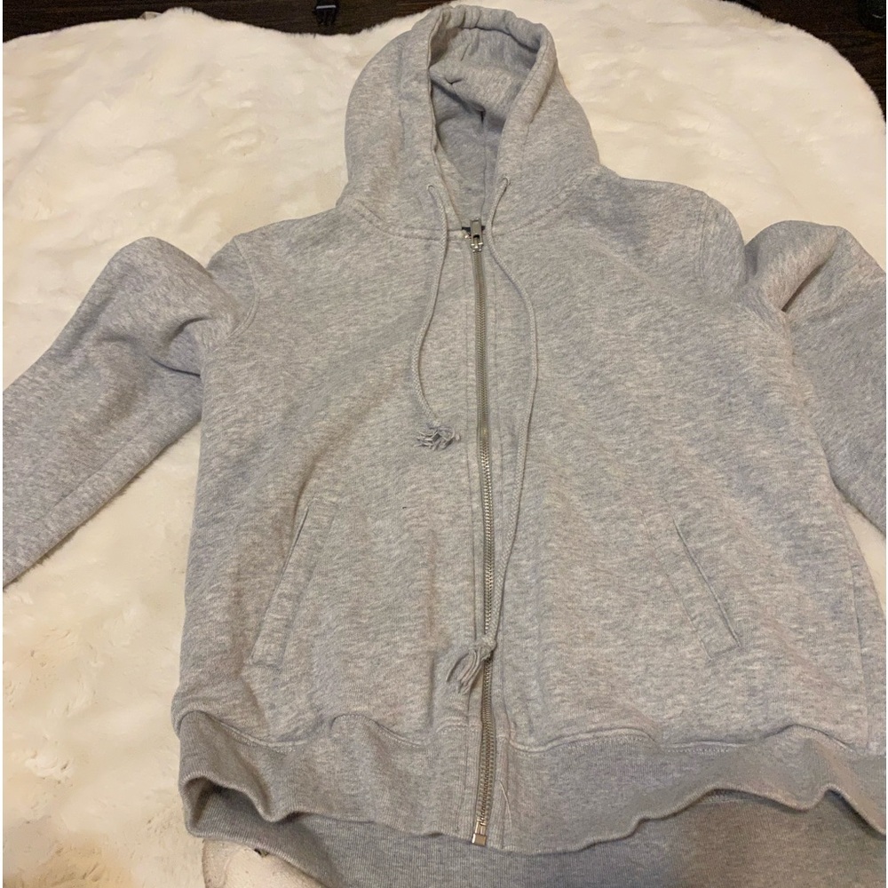Brandy Melville grey zipup